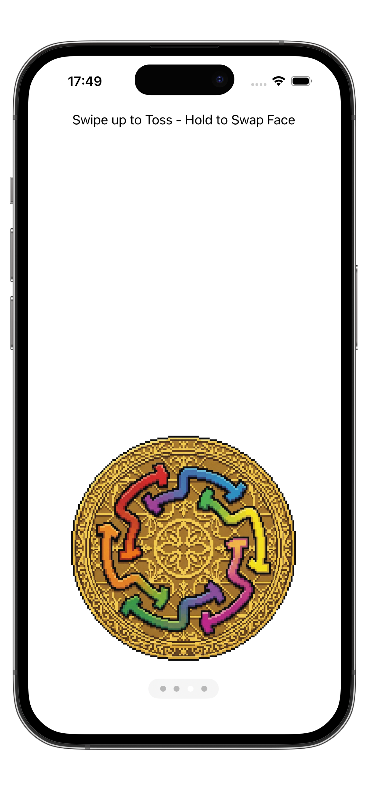 Lemocu Dice themed coin or dice screen